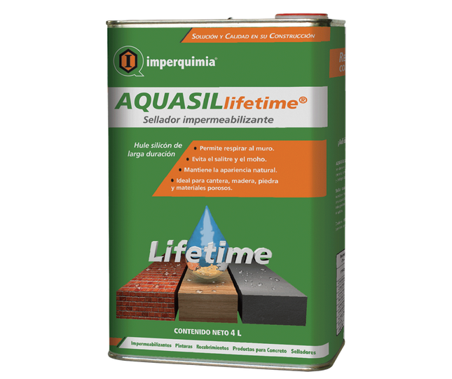 Sellador Aquasil Lifetime Wet Look,  4Lt