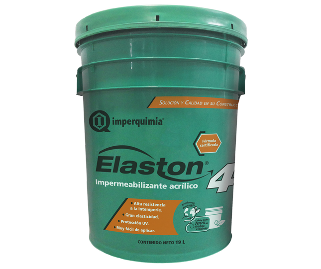 Impermeabilizante acrílico Elaston 4 Cubeta 19L