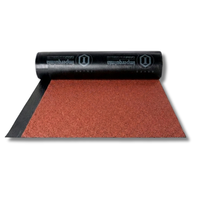 Impermeabilizante  Prefabricado Uniplas Flexo Nano Sbs 3.3 Vg Rojo Oro