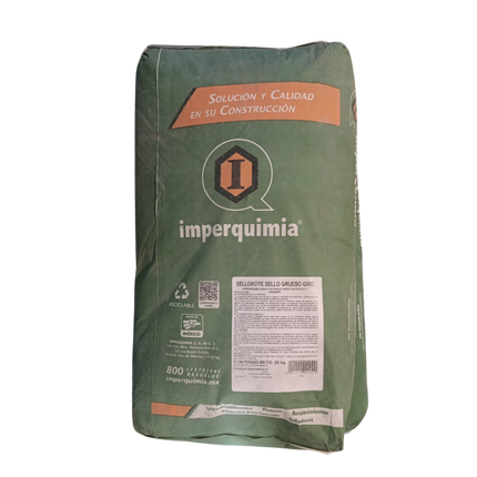 Impermeabilizante en polvo Sellokote Sello Grueso Gris, 25Kg